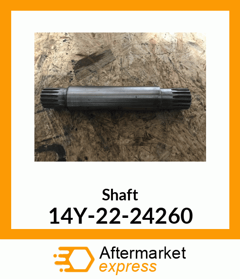 Shaft 14Y-22-24260