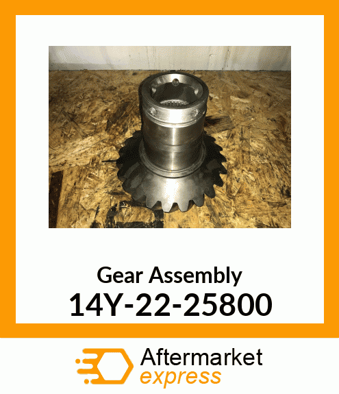 Spare part 14Y-22-25800 + GEAR ASS'Y