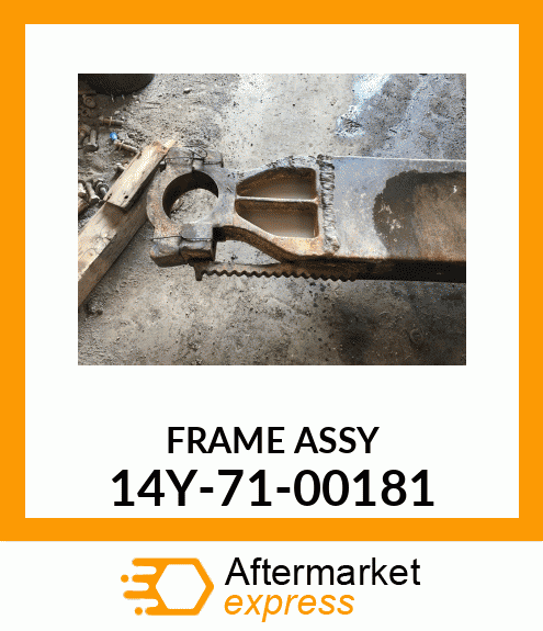 FRAME ASS'Y,R.H 14Y-71-00181