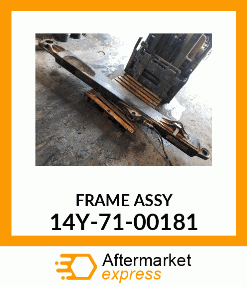 FRAME ASS'Y,R.H 14Y-71-00181