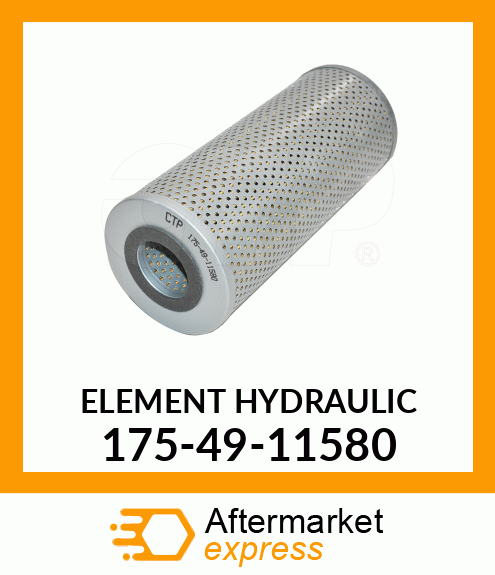 FILTER, HYDRAULIC 175-49-11580