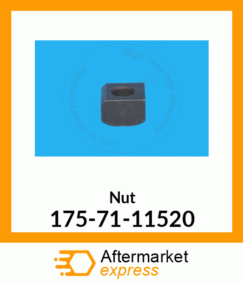 Spare part 175-71-11520 + Nut