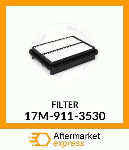 Spare part 17M-911-3530 + FILTER, CAB