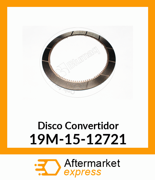 Spare part 19M-15-12721 + DISC,CLUTCH