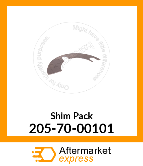 SHIM ASS'Y 205-70-00101