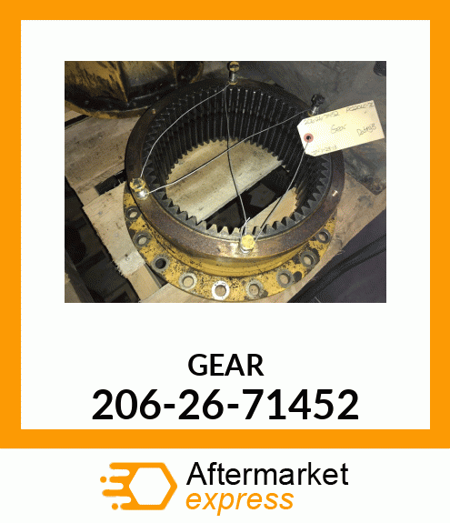 Spare part 206-26-71452 + Gear