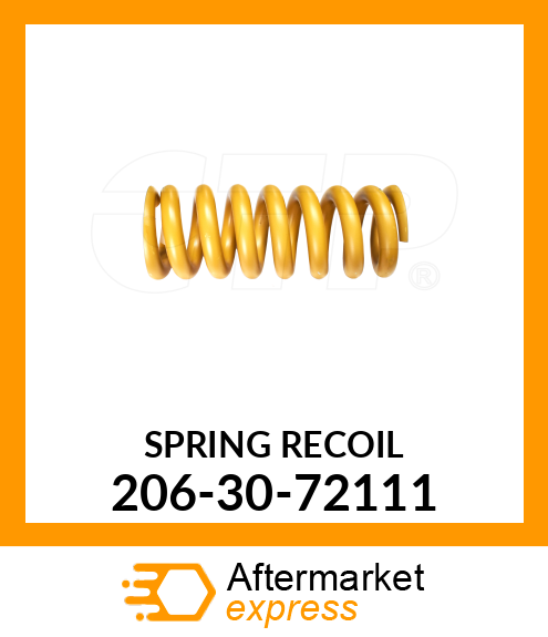 SPRING, RECOIL 206-30-72111