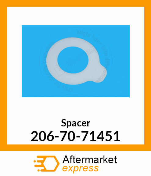 SPACER? 2.0MM 206-70-71451