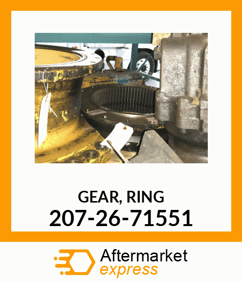 Spare part 207-26-71551 + Ring gear