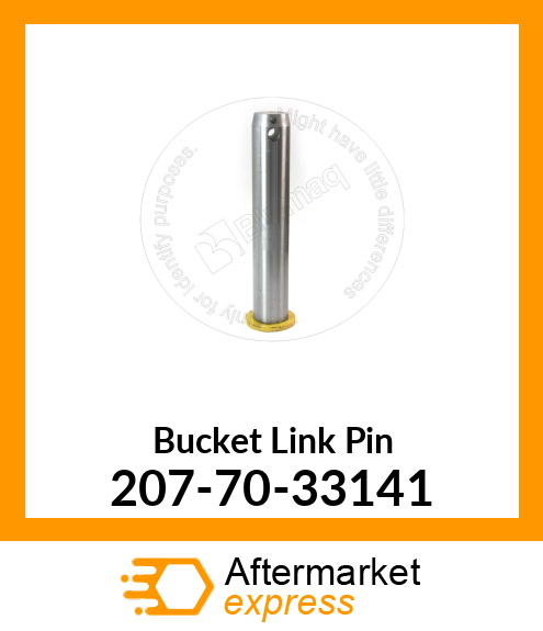 PIN, BUCKET 207-70-33141