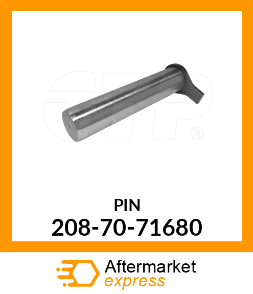 Spare part 208-70-71680 + Pin