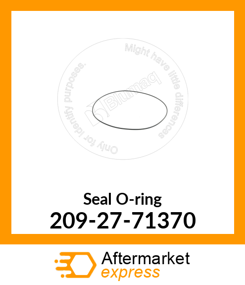 O-ring 209-27-71370