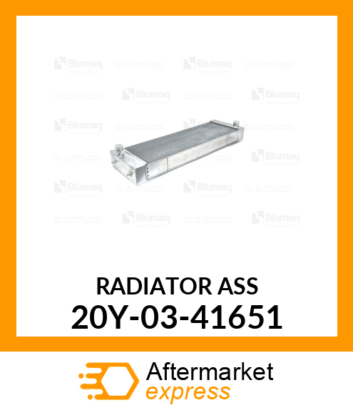 RADIATOR ASS'Y 20Y-03-41651