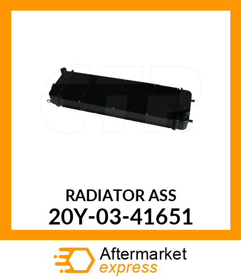 RADIATOR ASS'Y 20Y-03-41651