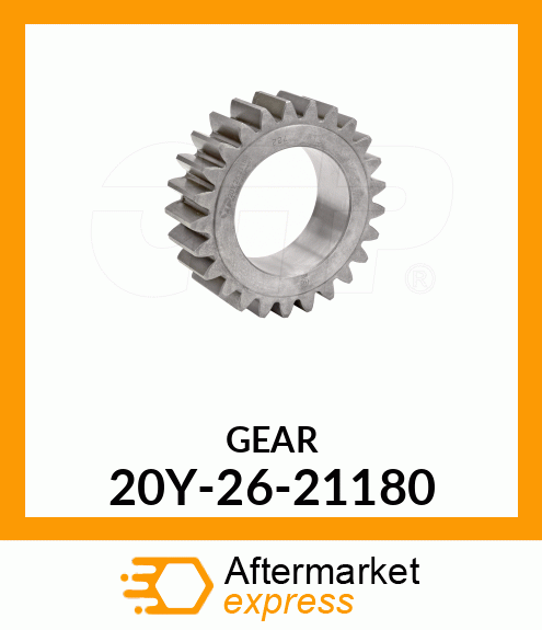 Spare part 20Y-26-21180 + Gear