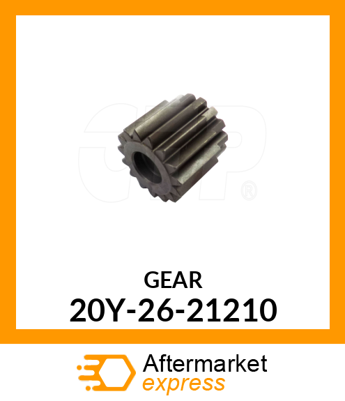 Spare part 20Y-26-21210 + GEAR,SUN