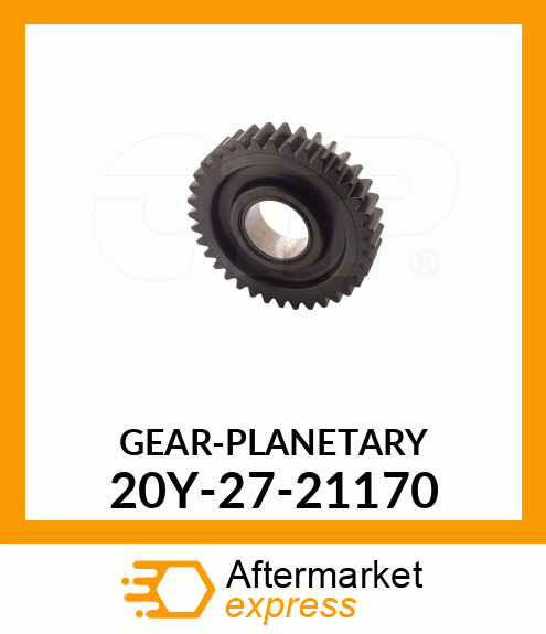 Spare part 20Y-27-21170 + GEAR, PLANETARY