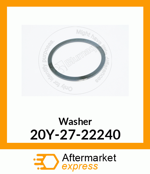 Washer 20Y-27-22240