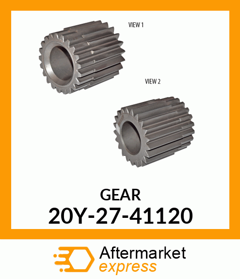 Spare part 20Y-27-41120 + Gear