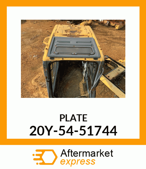 CLEAR PLATE 20Y-54-51744