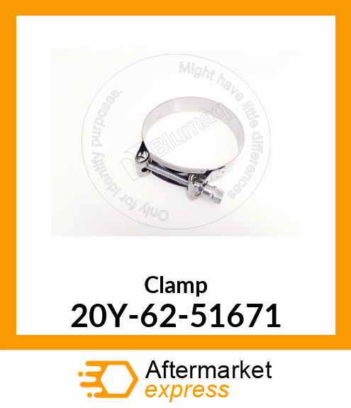 Clamp 20Y-62-51671