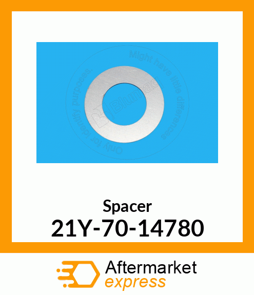 Spare part 21Y-70-14780 + SPACER? 2.0MM