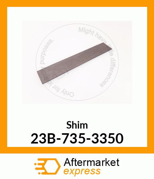 SHIM 1.0MM 23B-735-3350