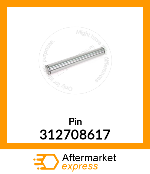 Spare part 312708617 + Pin