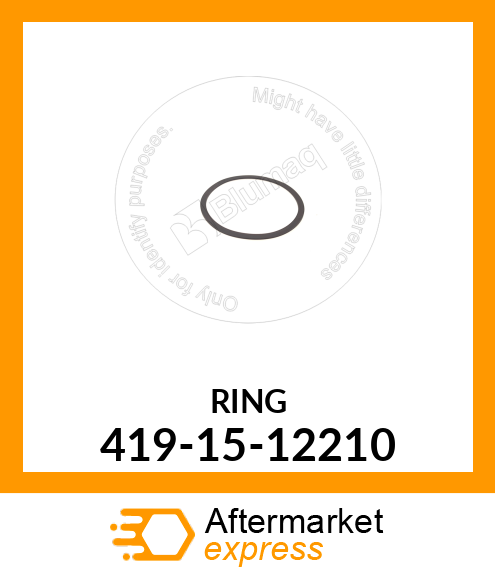 RING, SEAL - REVERSE CLUTCH HOUSING 419-15-12210