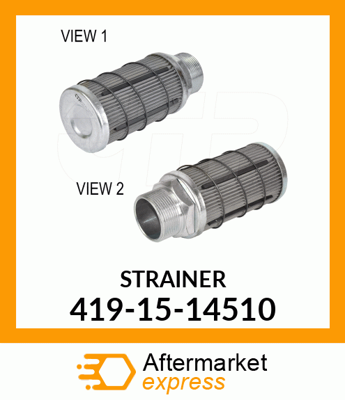 Spare part 419-15-14510 + STRAINER ASSEMBLY, TRANSMISSION