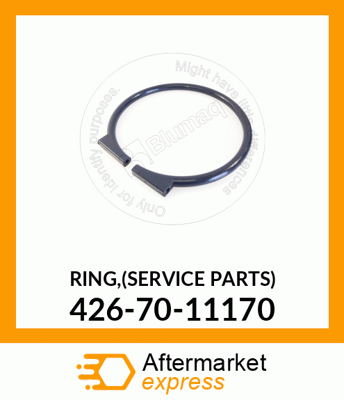 Spare part 426-70-11170 + RING,(SERVICE PARTS)