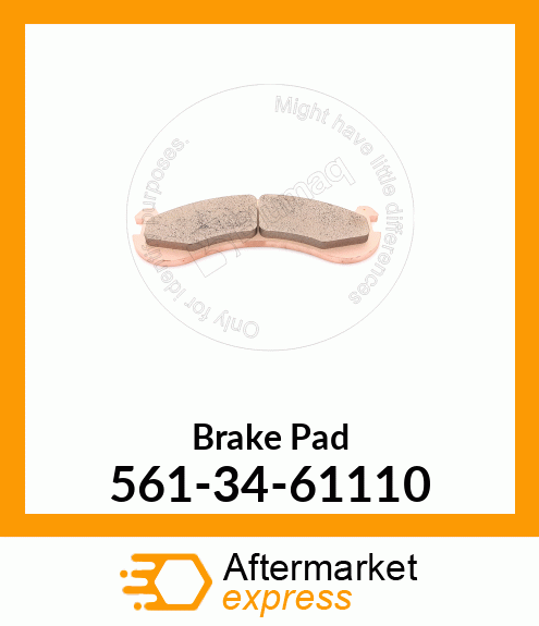 Spare part 561-34-61110 + PAD