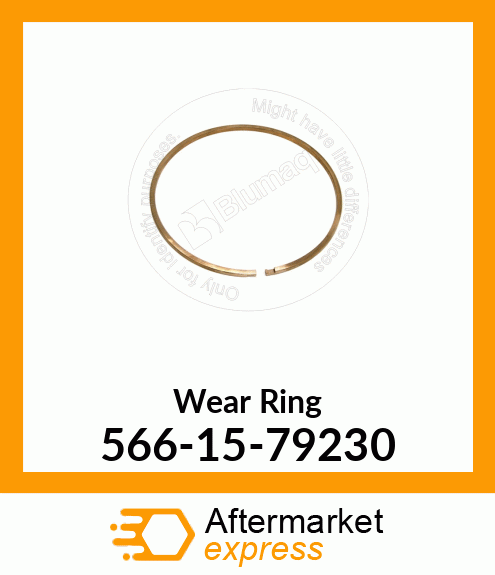 Spare part 566-15-79230 + RING,SEAL