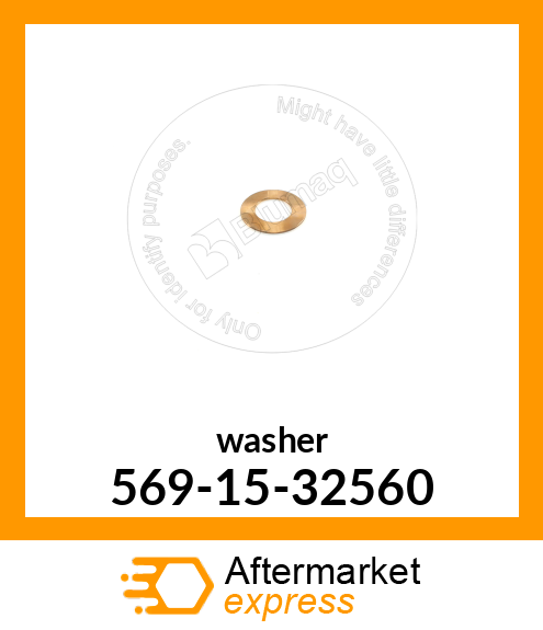 WASHER, THRUST 569-15-32560