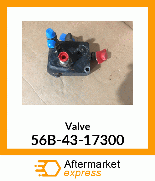 ACCUMULATOR CHARGE VALVE 56B-43-17300