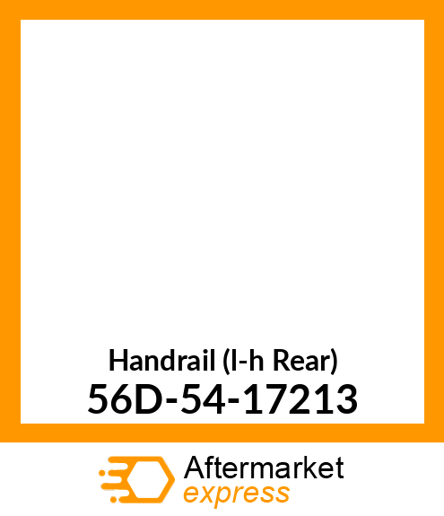 HAND RAIL,L.H 56D-54-17213