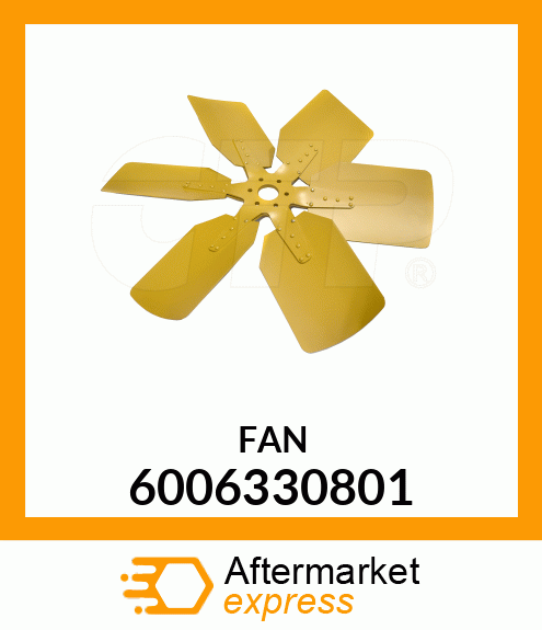 Spare part 600-633-0801 + FAN,COOLING