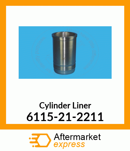 Spare part 6115-21-2211 + LINER, CYLINDER 4D130