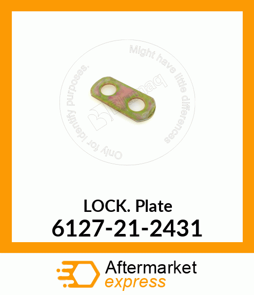 LOCK,PLATE 6127-21-2431