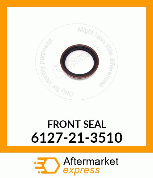 Spare part 6127-21-3510 + SEAL, FRONT CRANK 6D155