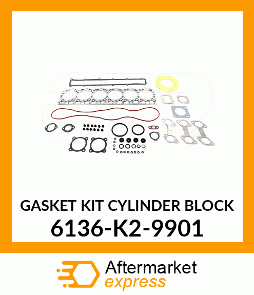 Spare part 6136-K2-9901 + GASKET KIT,CYLINDER BLOCK