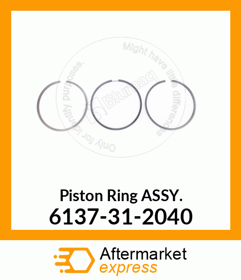 RING SET S6D105-1B 6137-31-2040