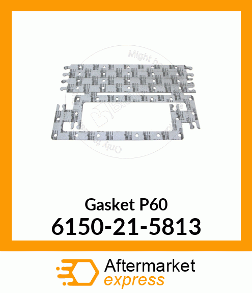 GASKET, OIL PAN SAA6D125E 6150-21-5813
