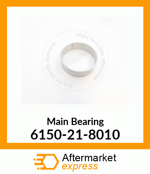 BEARING, MAIN (STANDARD) 6150-21-8010