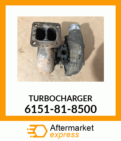 TURBOCHARGER, D65-12 6151-81-8500