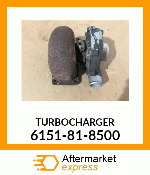 TURBOCHARGER, D65-12 6151-81-8500