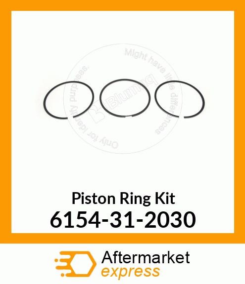 PISTON RING ASS'Y 6154312030