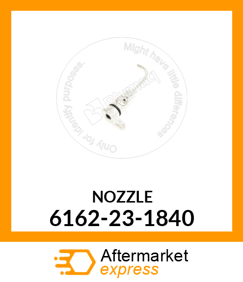 Spare part 6162231840 + NOZZLE,PISTON COOLING NO.4