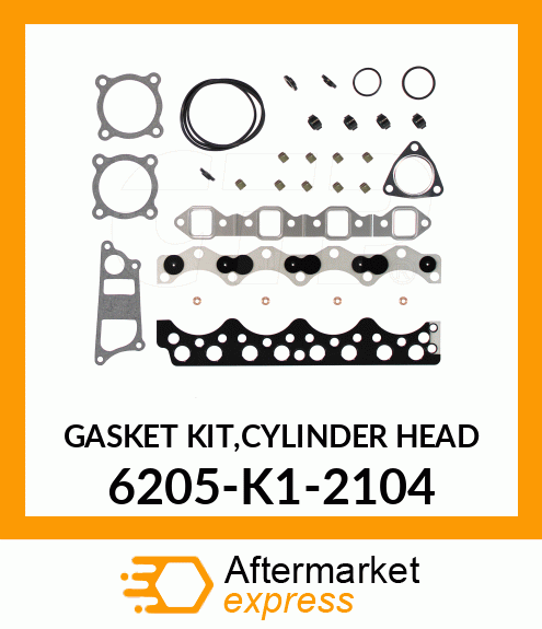 Spare part 6205-K1-2104 + GASKET KIT,CYLINDER HEAD