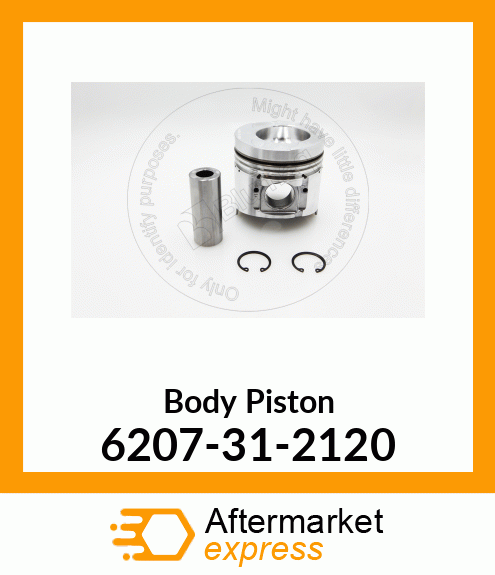 PISTON, S6D95L 6207-31-2120